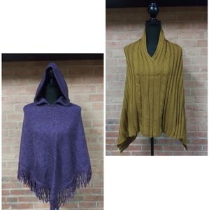 NEW Cozy Poncho Sweater Bundle (2)